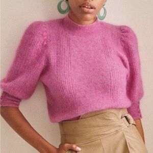 Sezane Rosalie Jumper Rose Parme - Size S